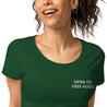 Embroidered Women’s Basic Organic T-Shirt