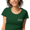 Embroidered Women’s Basic Organic T-Shirt