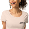 Embroidered Women’s Basic Organic T-Shirt