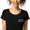 Embroidered Women’s Basic Organic T-Shirt