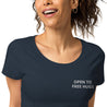 Embroidered Women’s Basic Organic T-Shirt