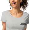 Embroidered Women’s Basic Organic T-Shirt