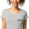 Embroidered Women’s Basic Organic T-Shirt