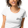 Embroidered Women’s Basic Organic T-Shirt